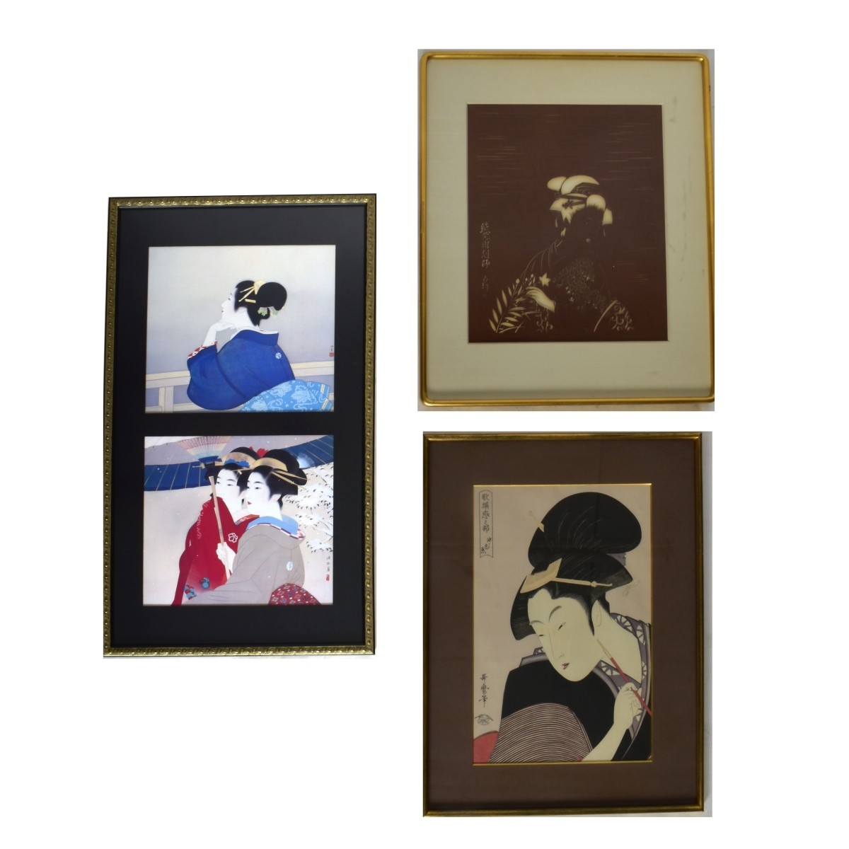 Three Japanese Assorted Artworks