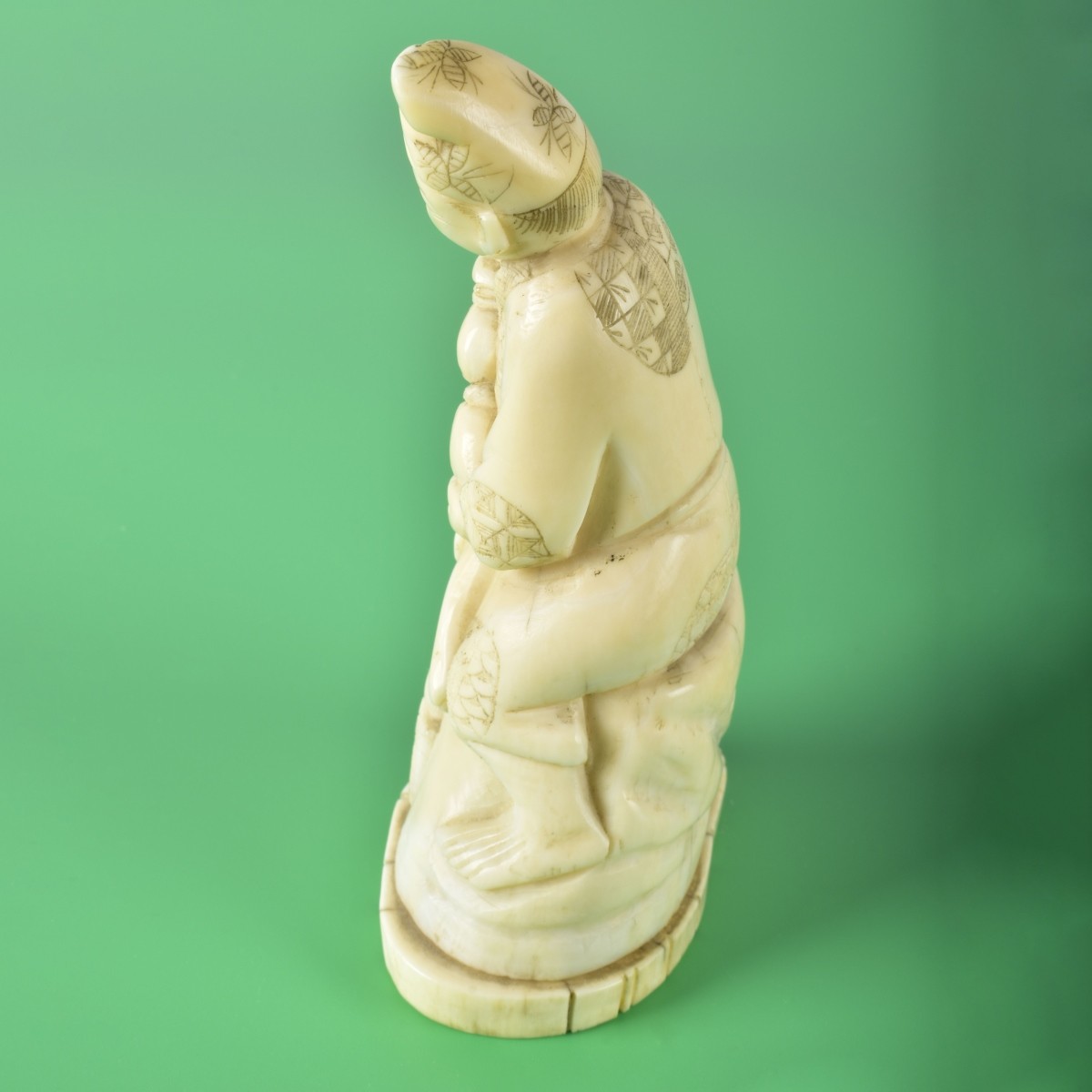 Antique Japanese Okimono Figurine