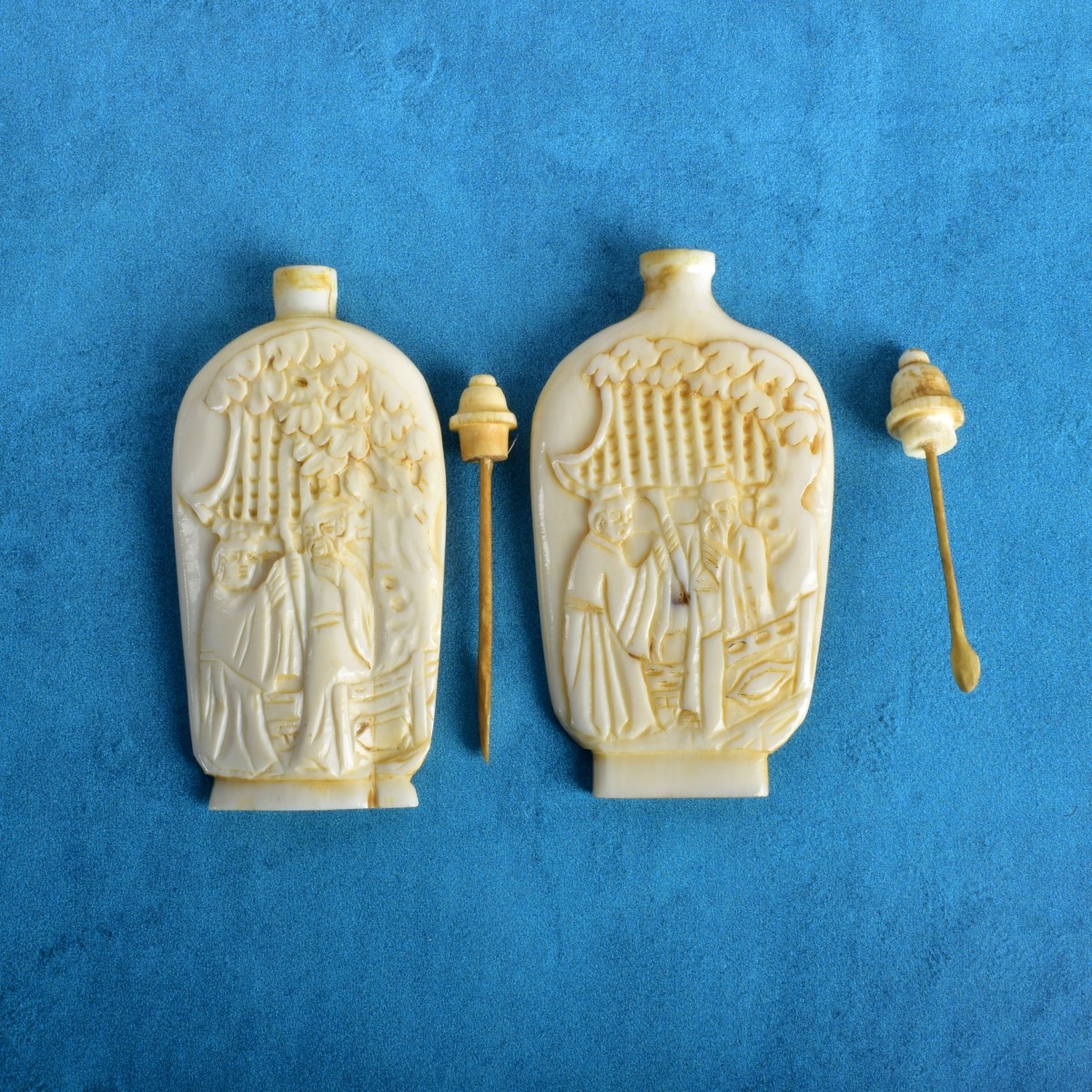 Two Antique Chinese Snuff Bottles