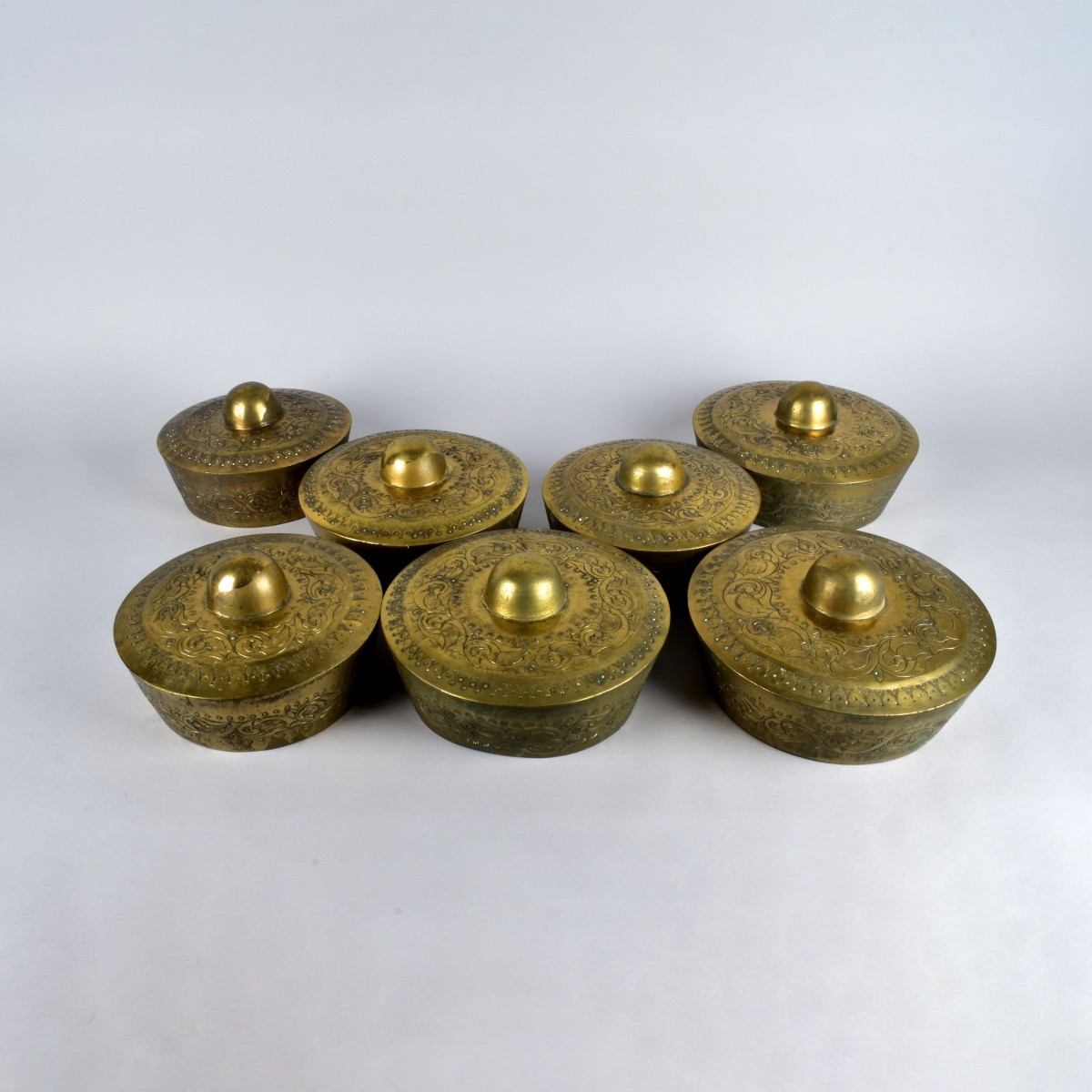 Set of Seven Kulintang Gongs