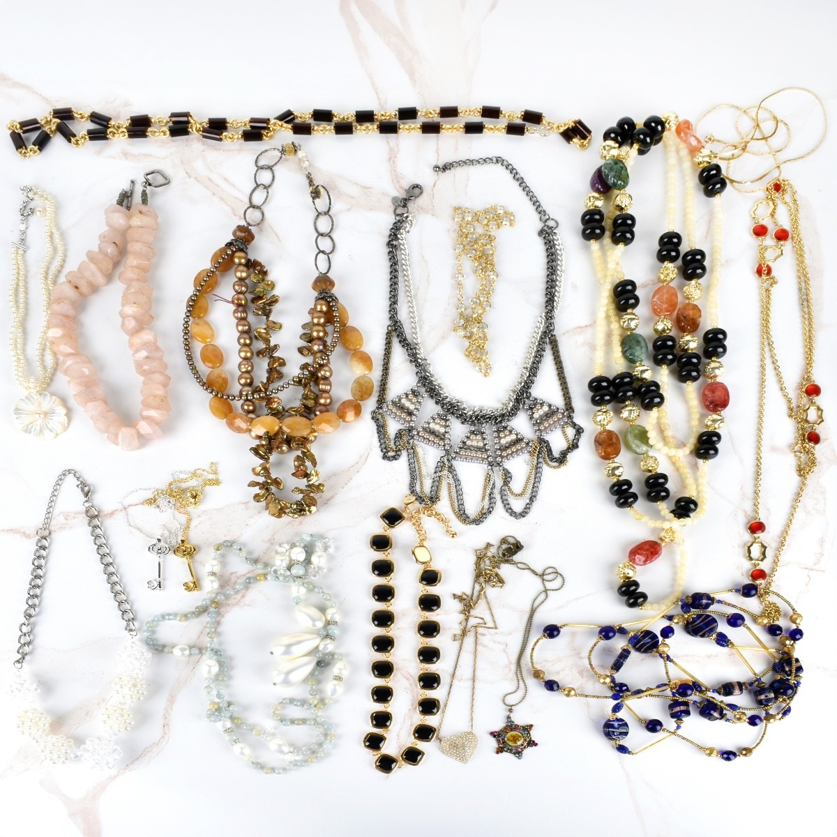 Collection of Fashion Necklaces.