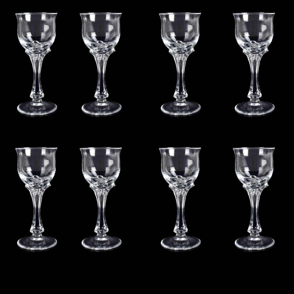 Eight Nachtmann Germany Cordial Glasses