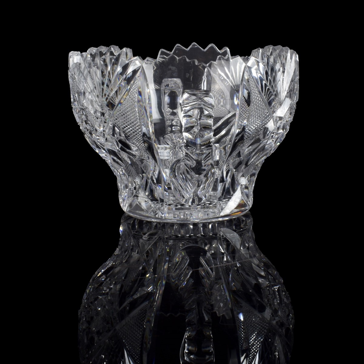 Four Pieces of Cut Crystal Tableware