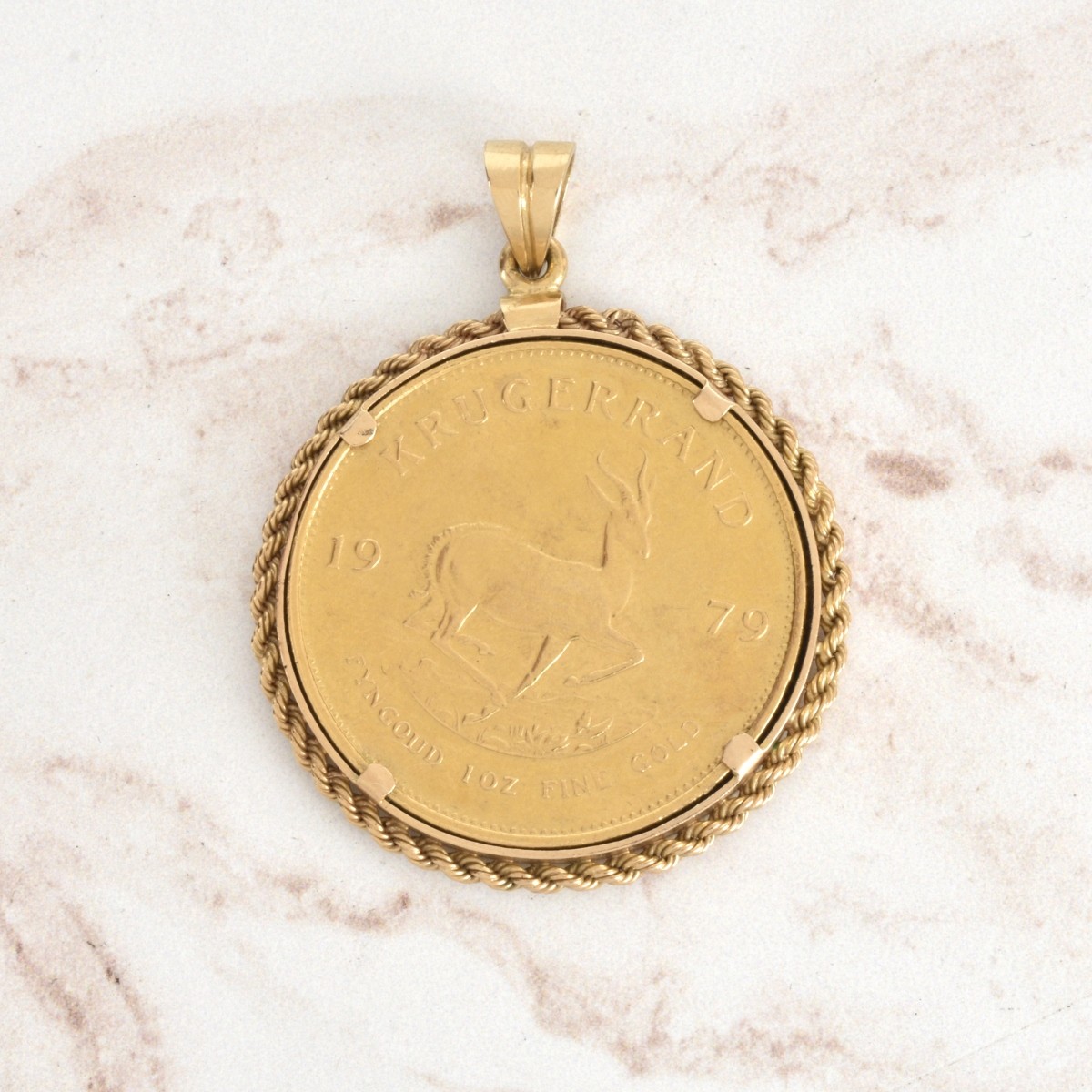 Krugerrand 1oz Gold Coin / Pendant