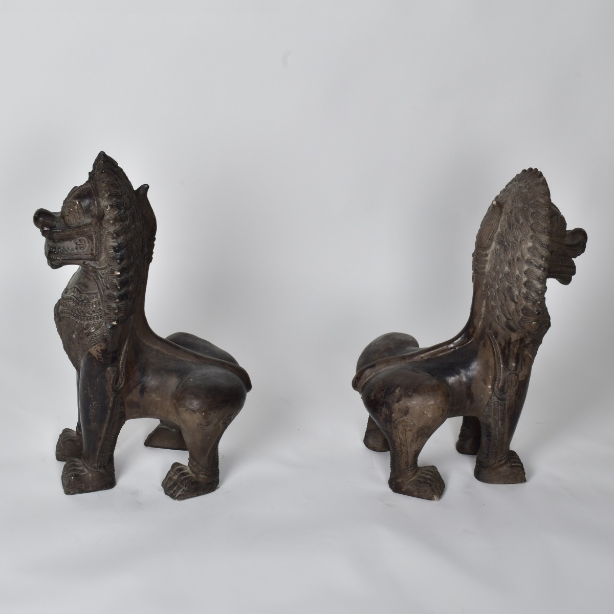 Pair Chinese Foo Dogs