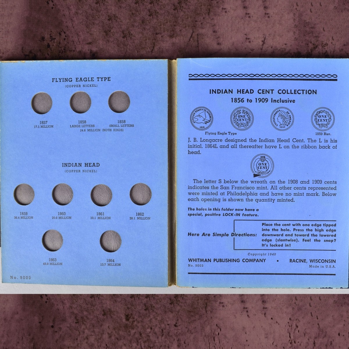 1880s - 1940s Assorted Coin Books