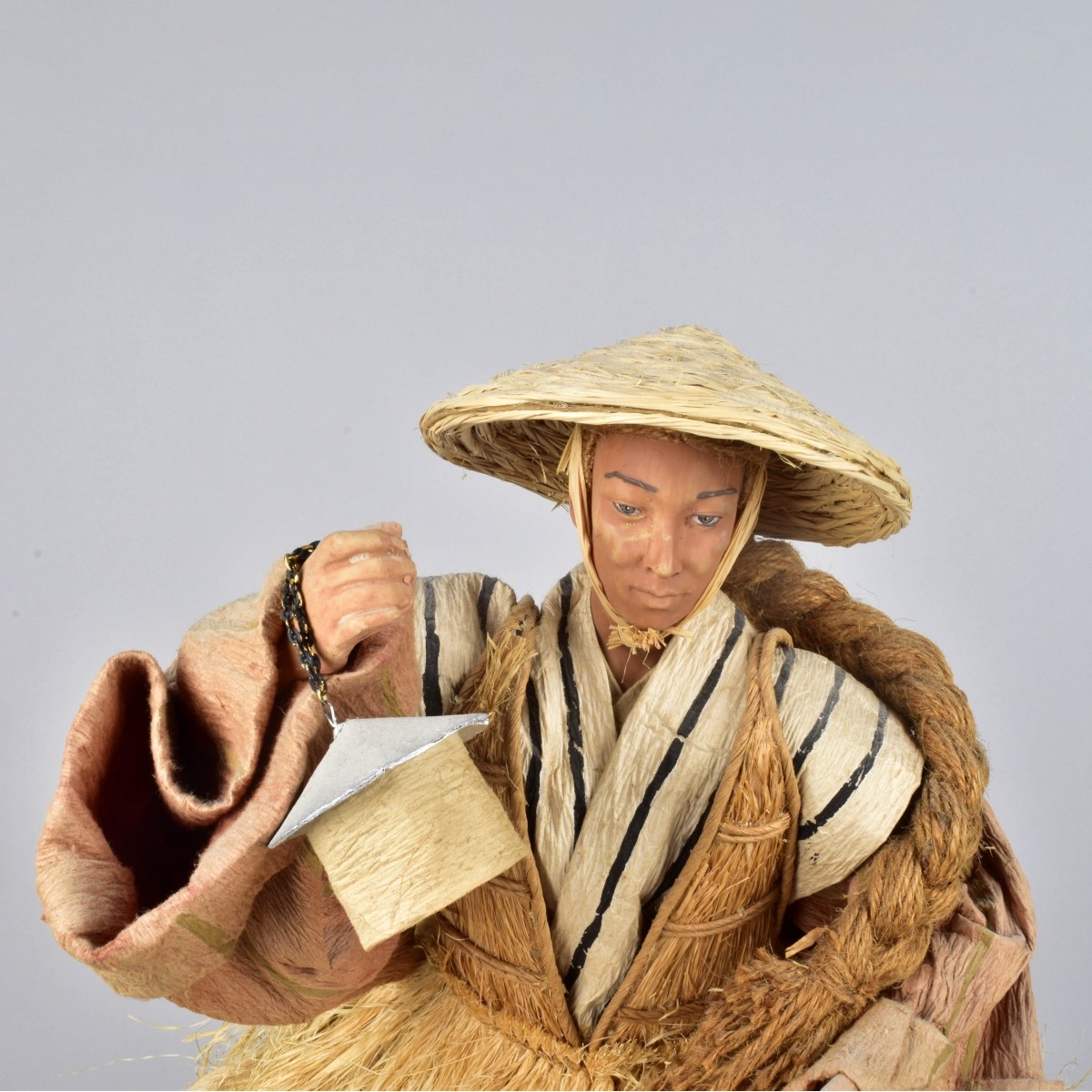 Antique Japanese Doll of a Fisherman