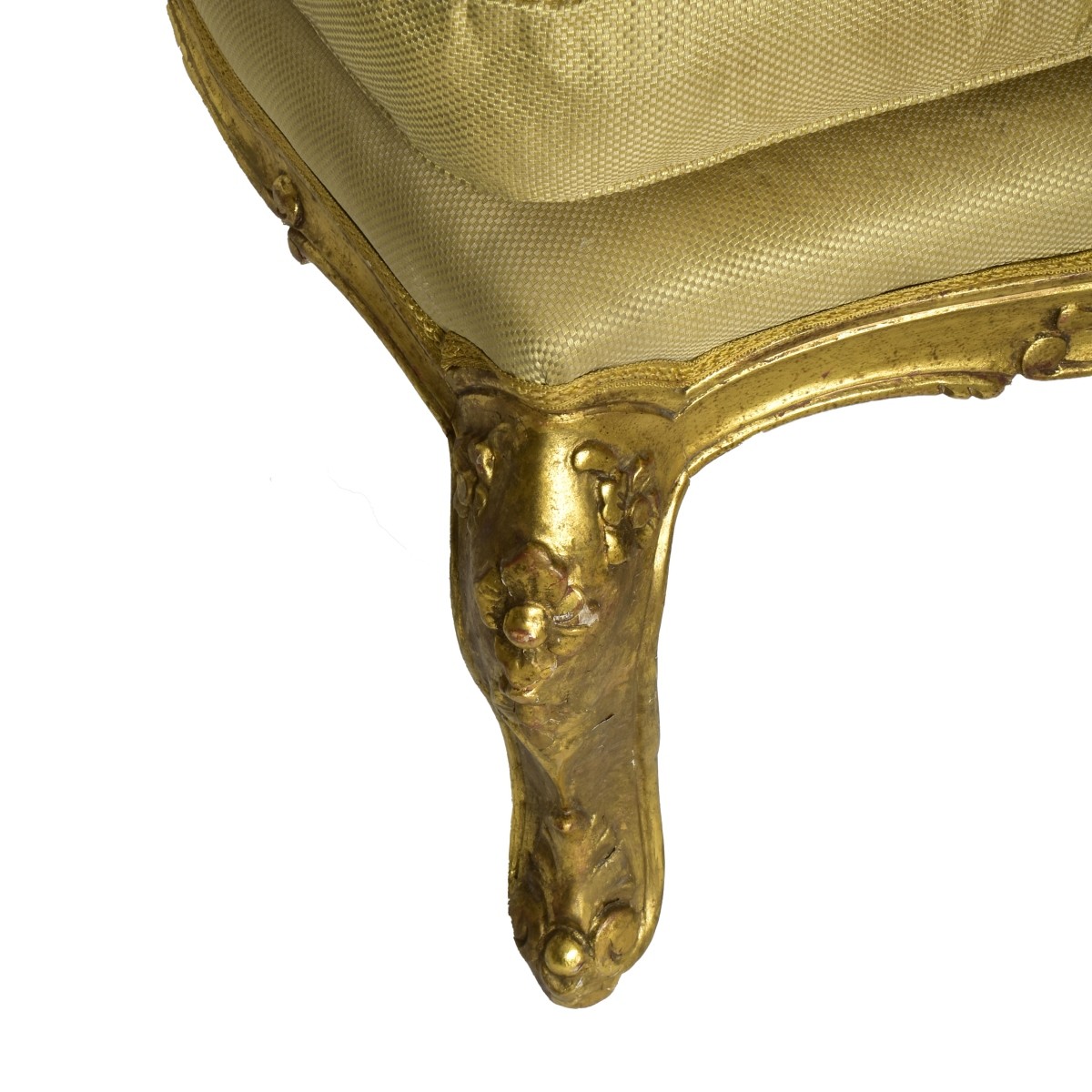 Pr Louis XV-style Slipper Chairs