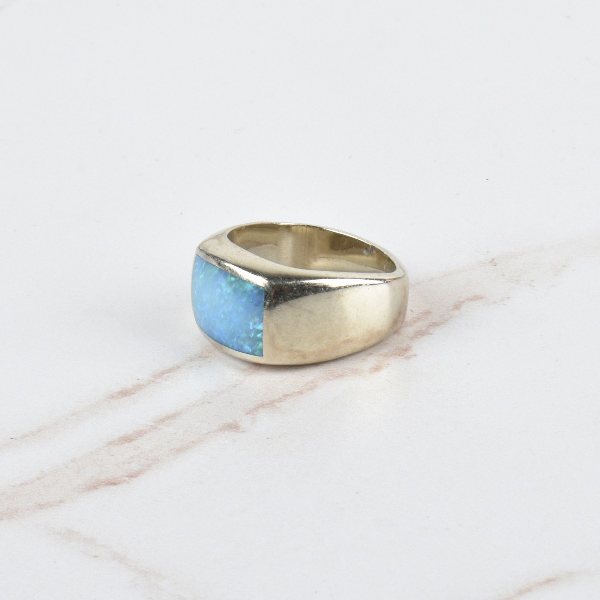 Opal and 14K Ring