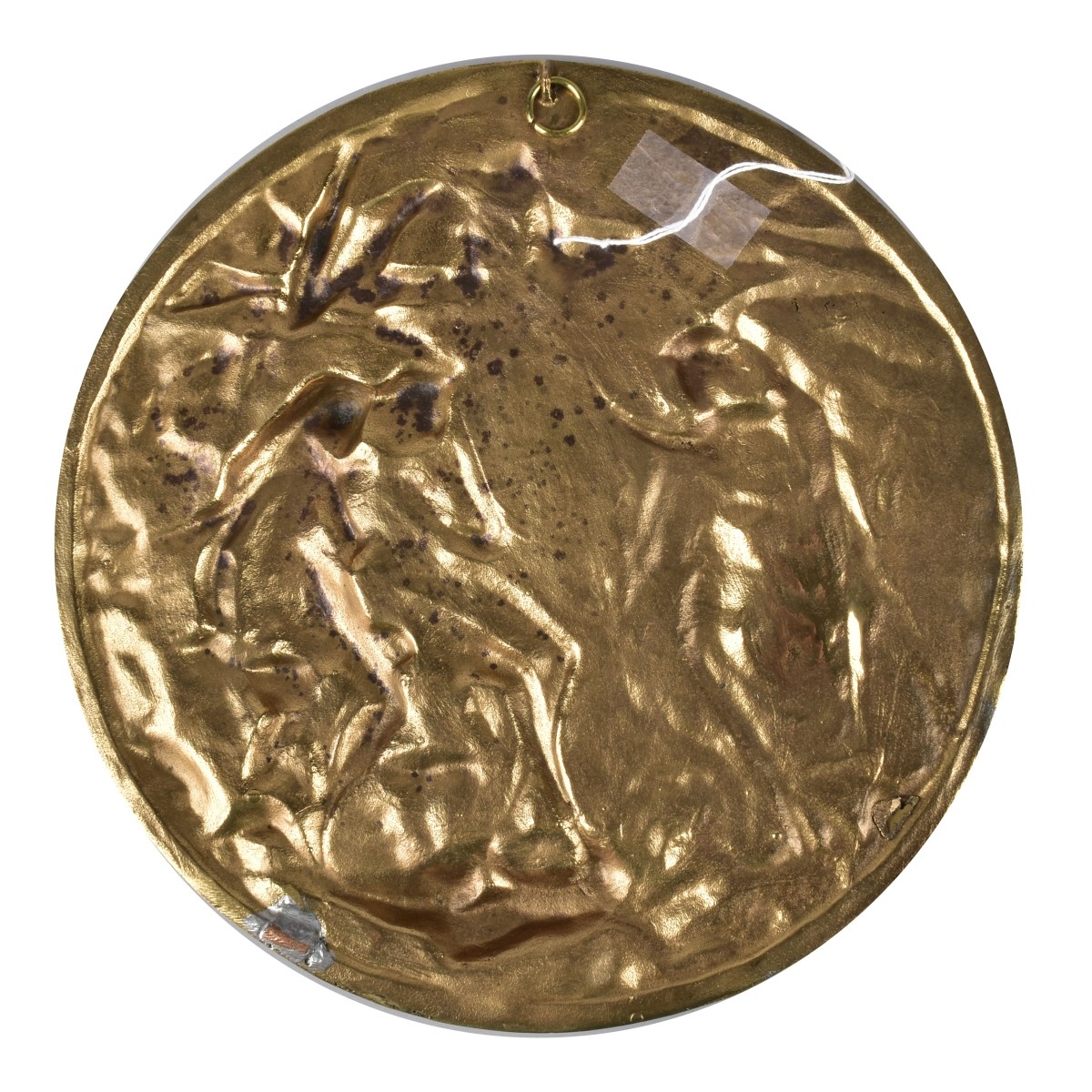 Antique Neoclassical Style Bronze Relief Plaque