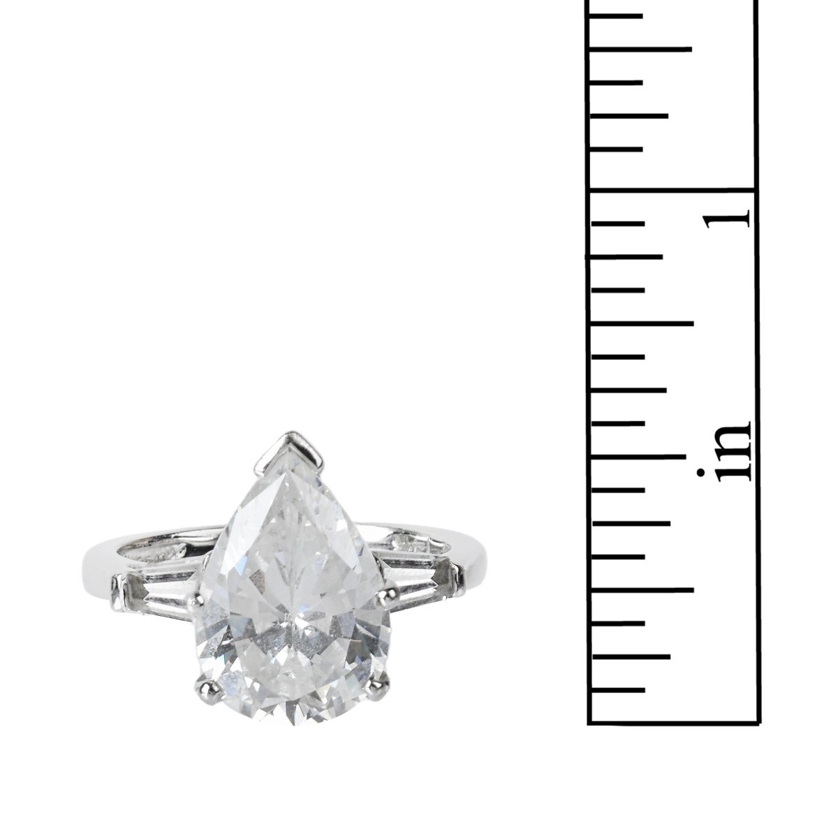 CZ and 14K Ring