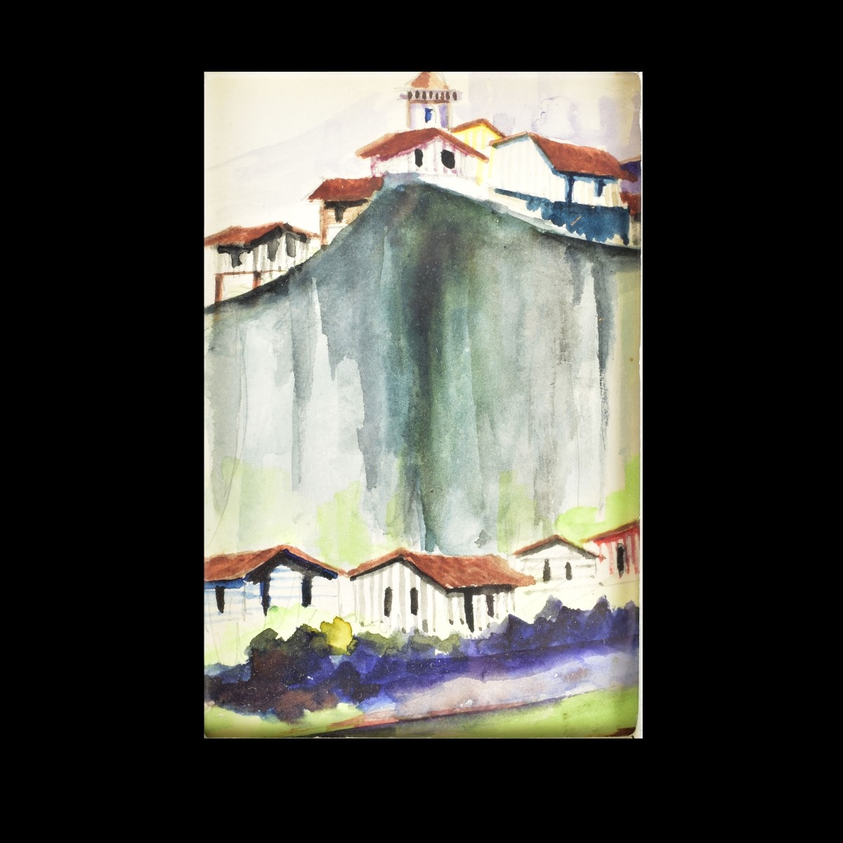 Rio de Janaro Watercolor Landscape