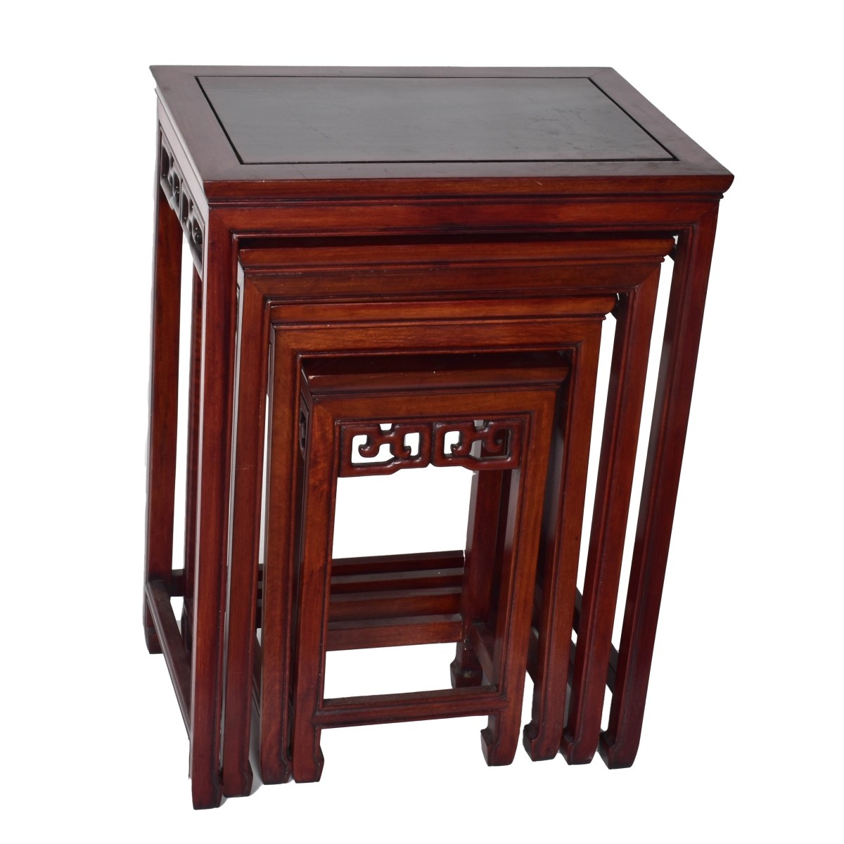 Chinese Carved Stack Table