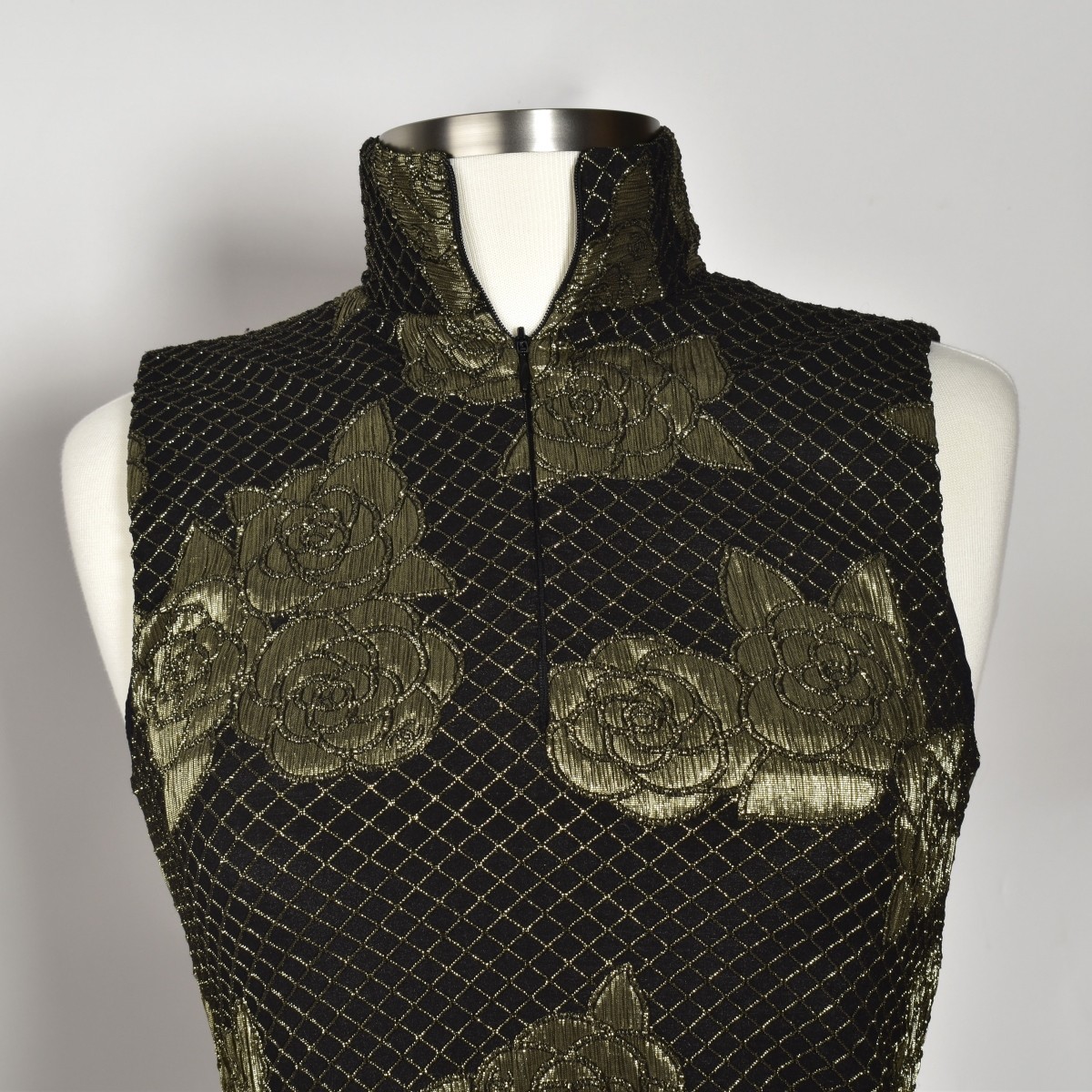 Chanel Black and Gold Sleeveless Top