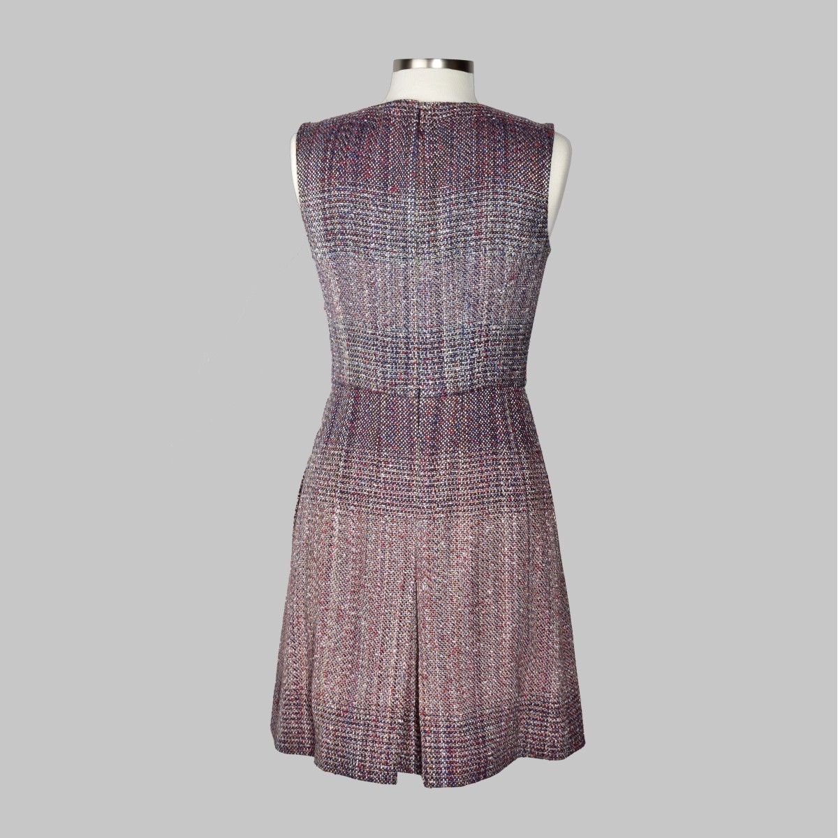 Chanel Sleeveless Tweed Dress