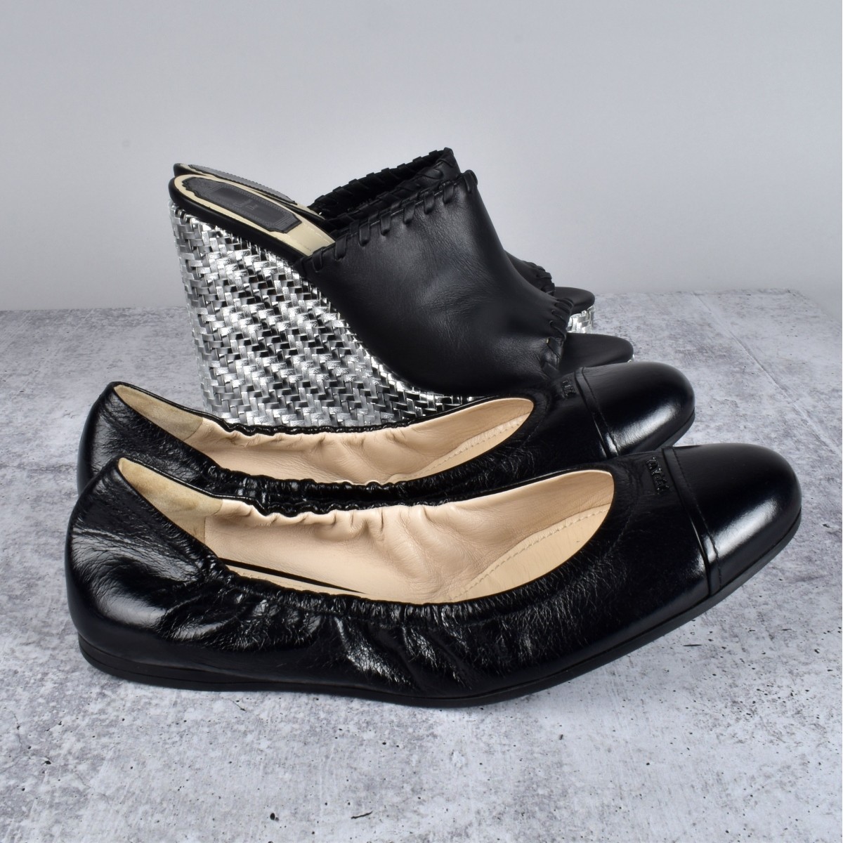 Christian Dior and Prada Ladies Shoes