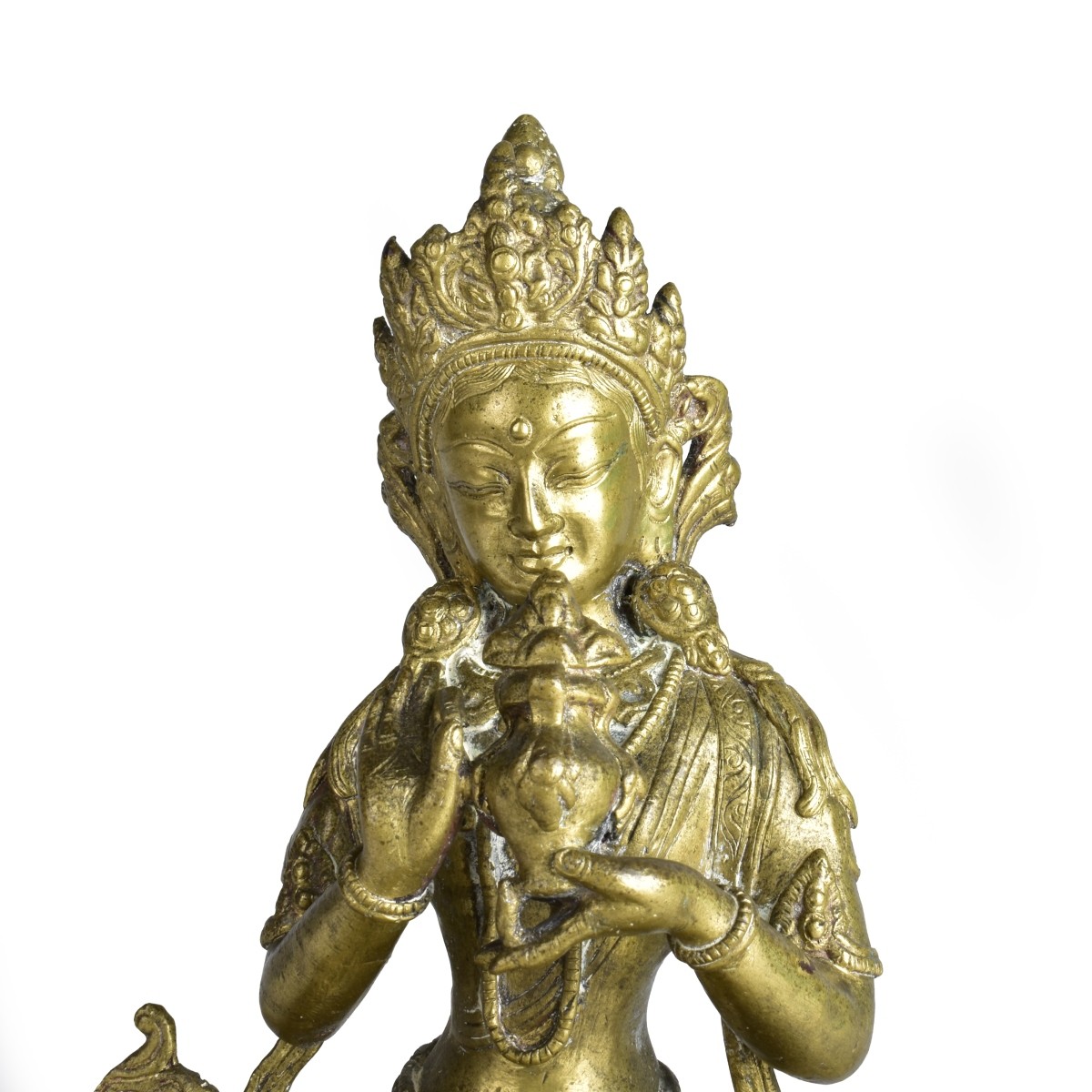 Vintage Thai Burmese Brass Buddha
