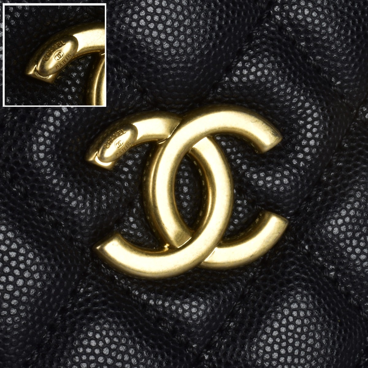 Chanel Leather Shopping Tote