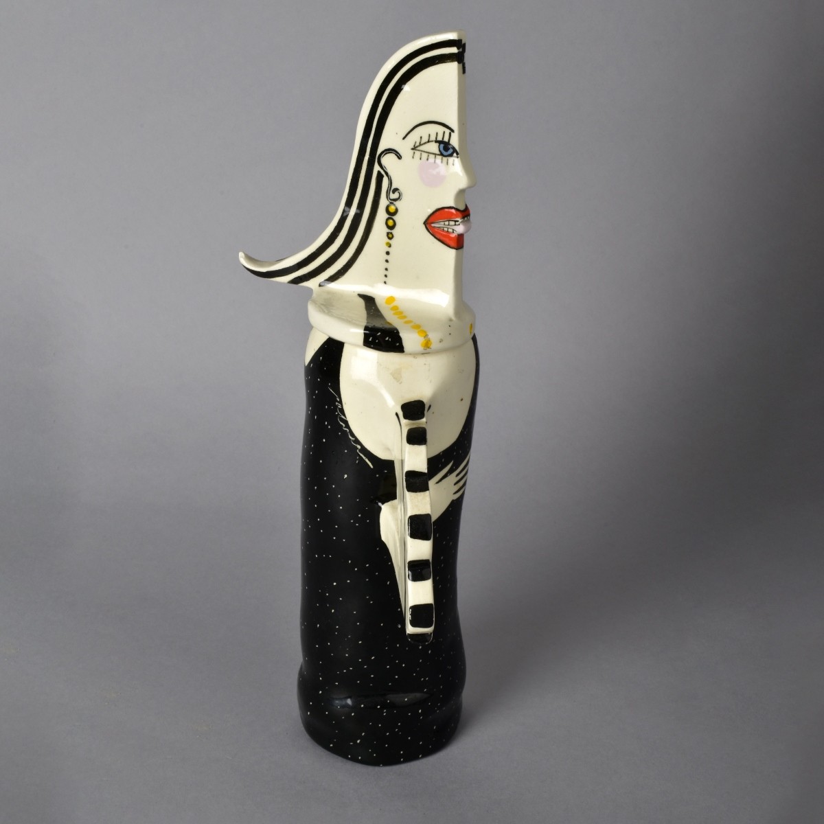 Paloma Picasso Glazed Ceramic Covered Vase