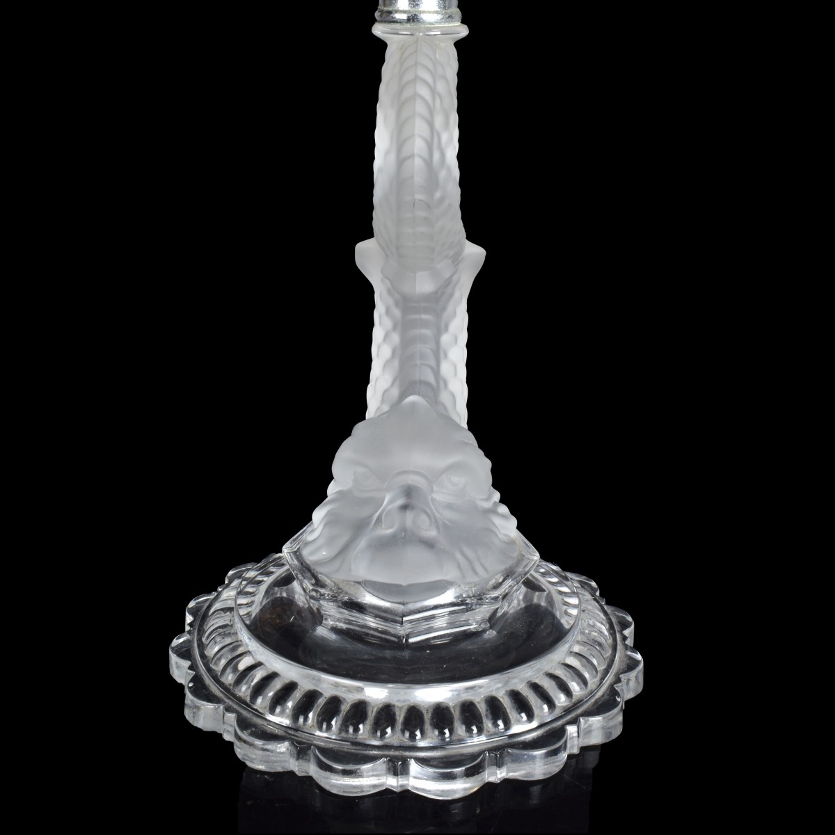 Antique Baccarat Crystal Lamp