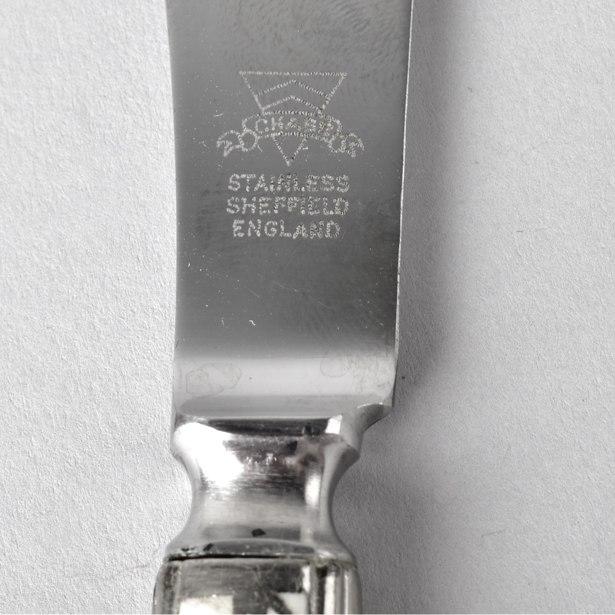 Vintage Sheffield Silver Overlaid Handled Knives