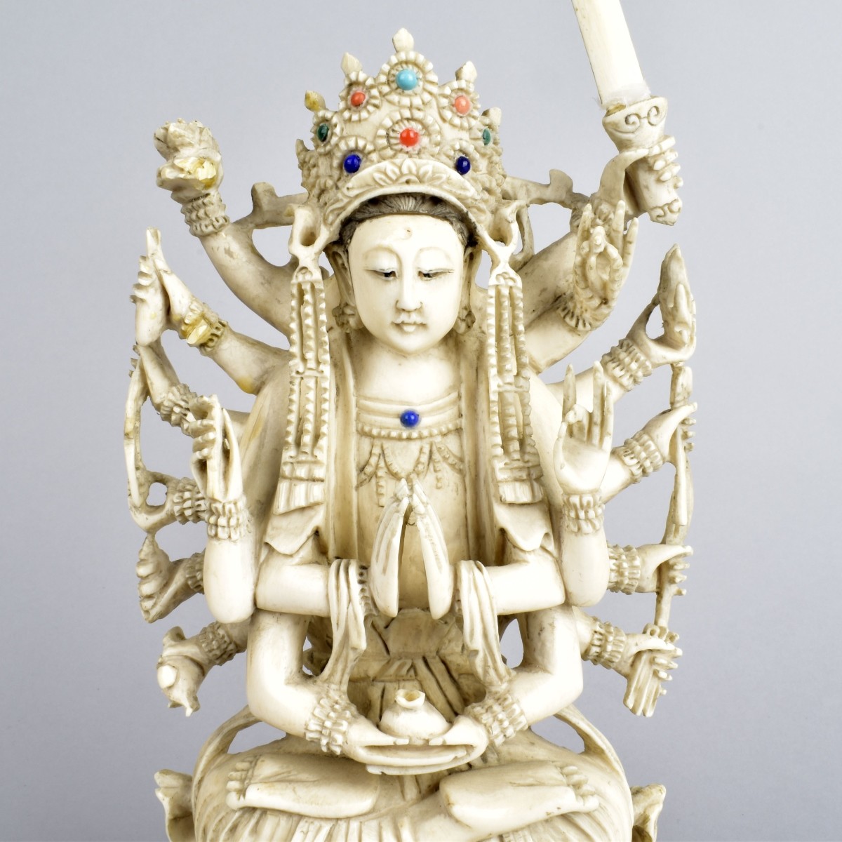 19th C. Indian Carved Krishna Figurine
