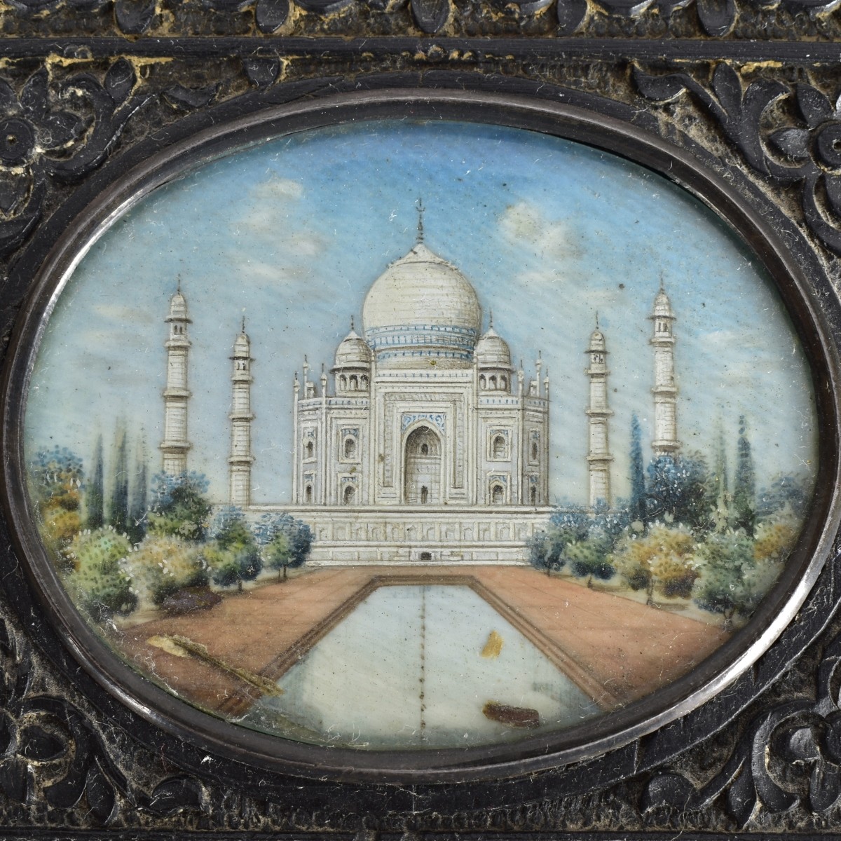 Two Framed Antique Miniatures