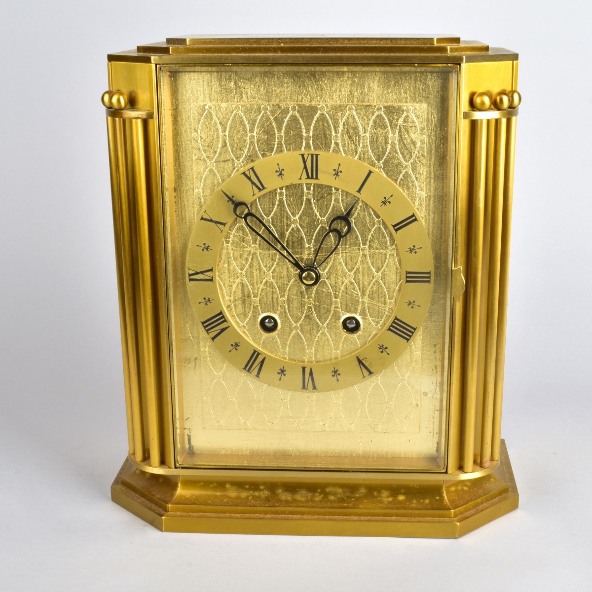 Vintage Gubelin Brass Mantle Clock