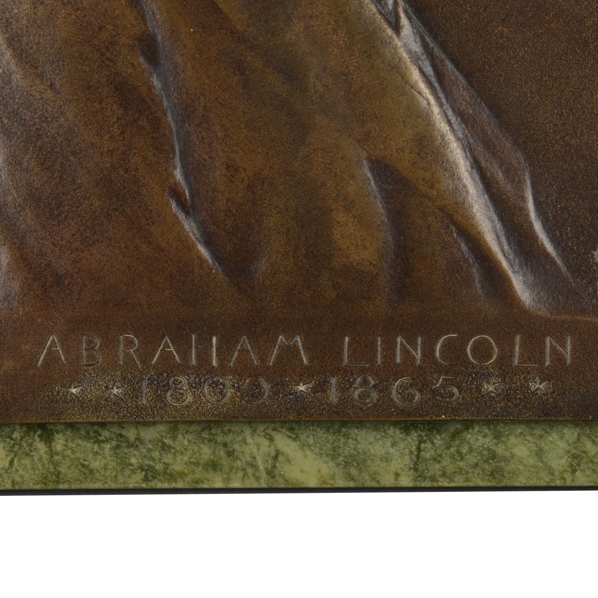 Brenner (Amer.1871-1924) Lincoln Bronze Plaque