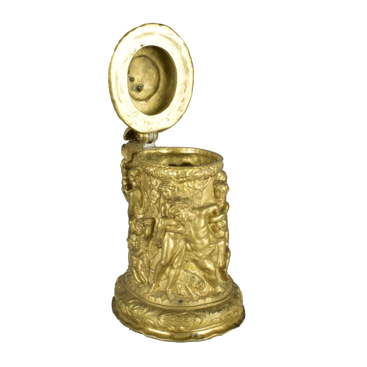 Antique Neoclassical Style Bronze Tankard