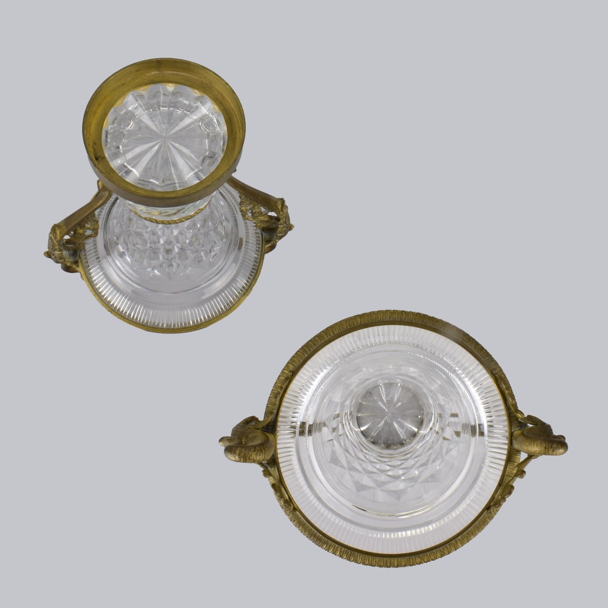 Pair of French Baccarat Style Vases