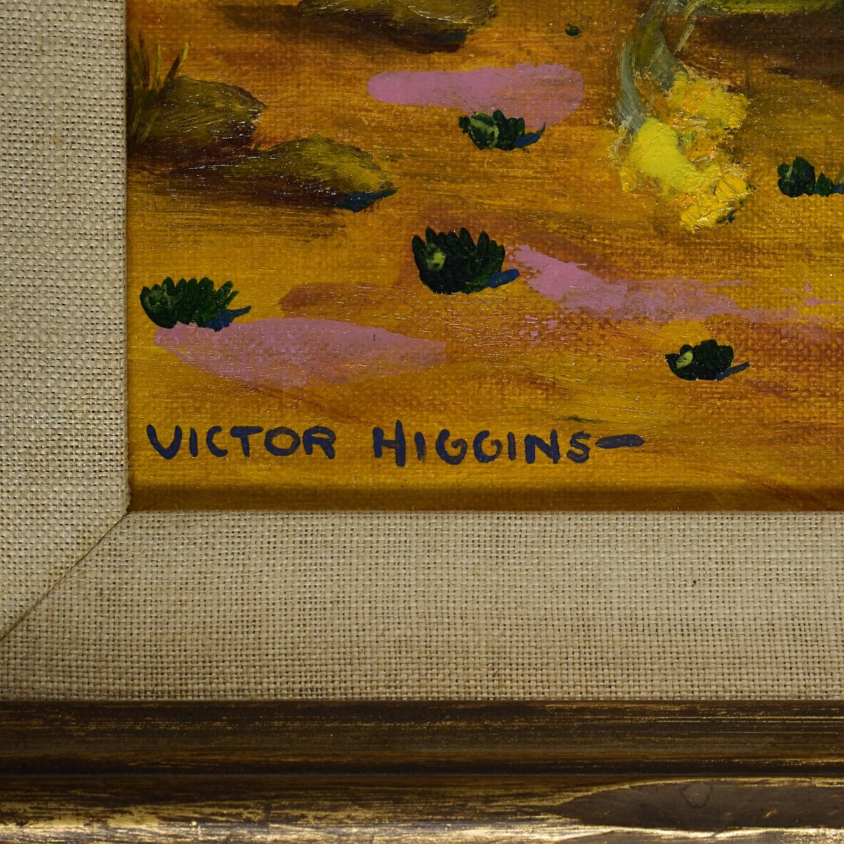 Victor Higgins (1894-1949) Oil on Board Landscape