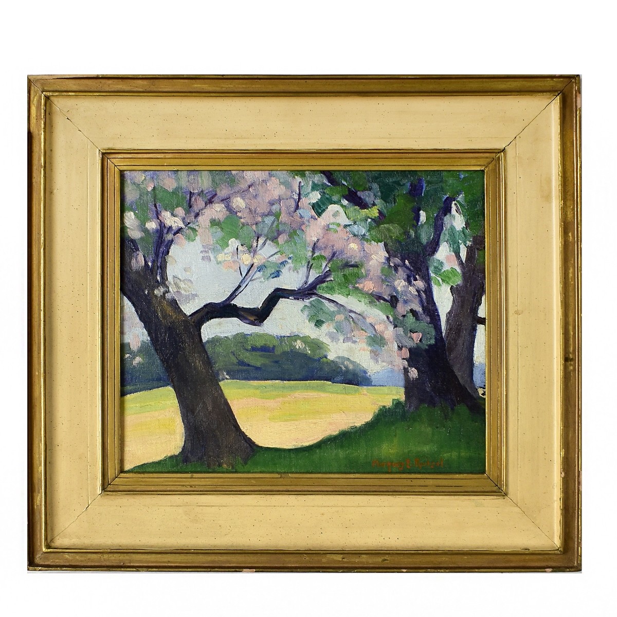 Marques E Reitzel (1896-1963) O/B Cherry Blossoms