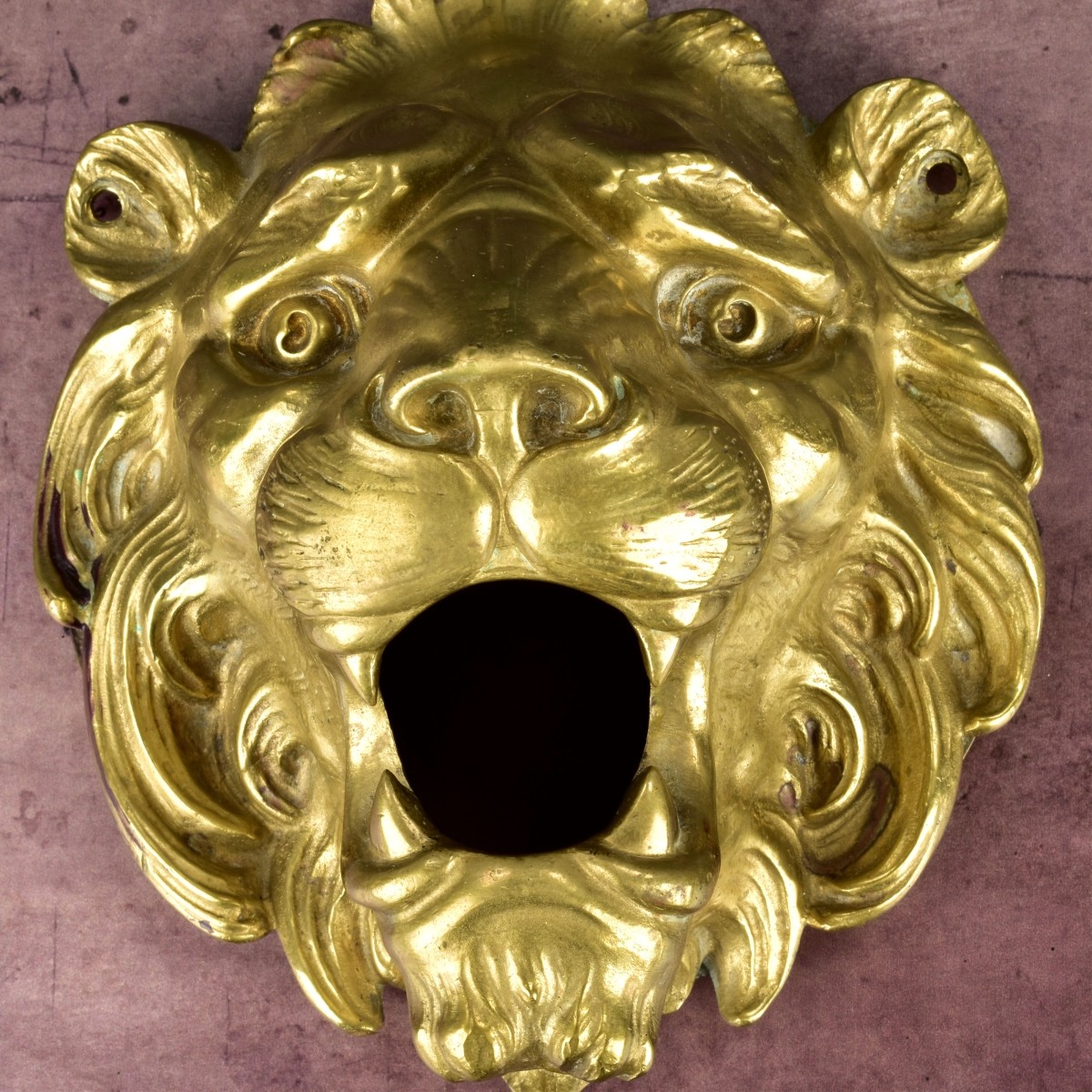 Bronze Lion Head Sculpture