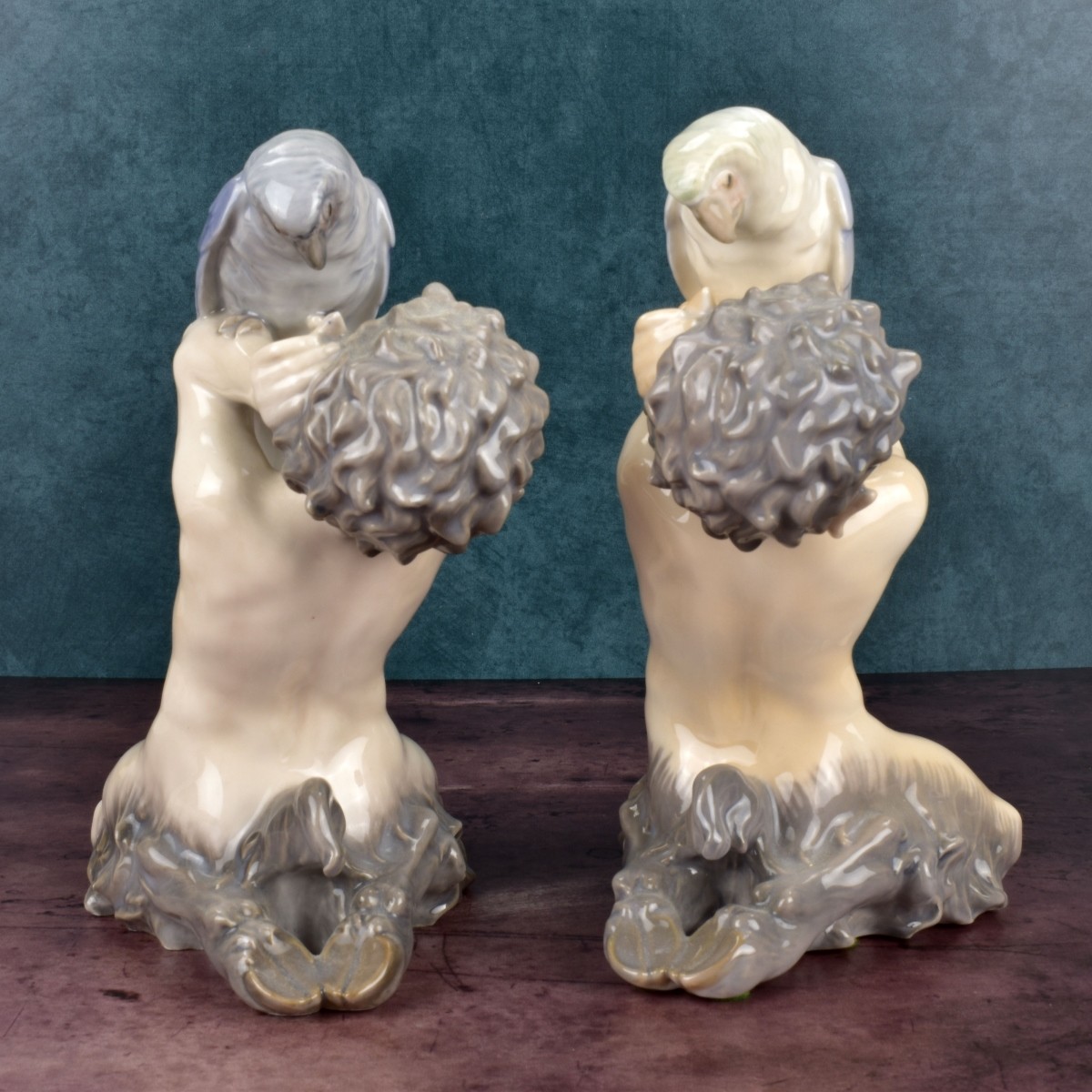 Two (2) Royal Copenhagen Porcelain Figurines