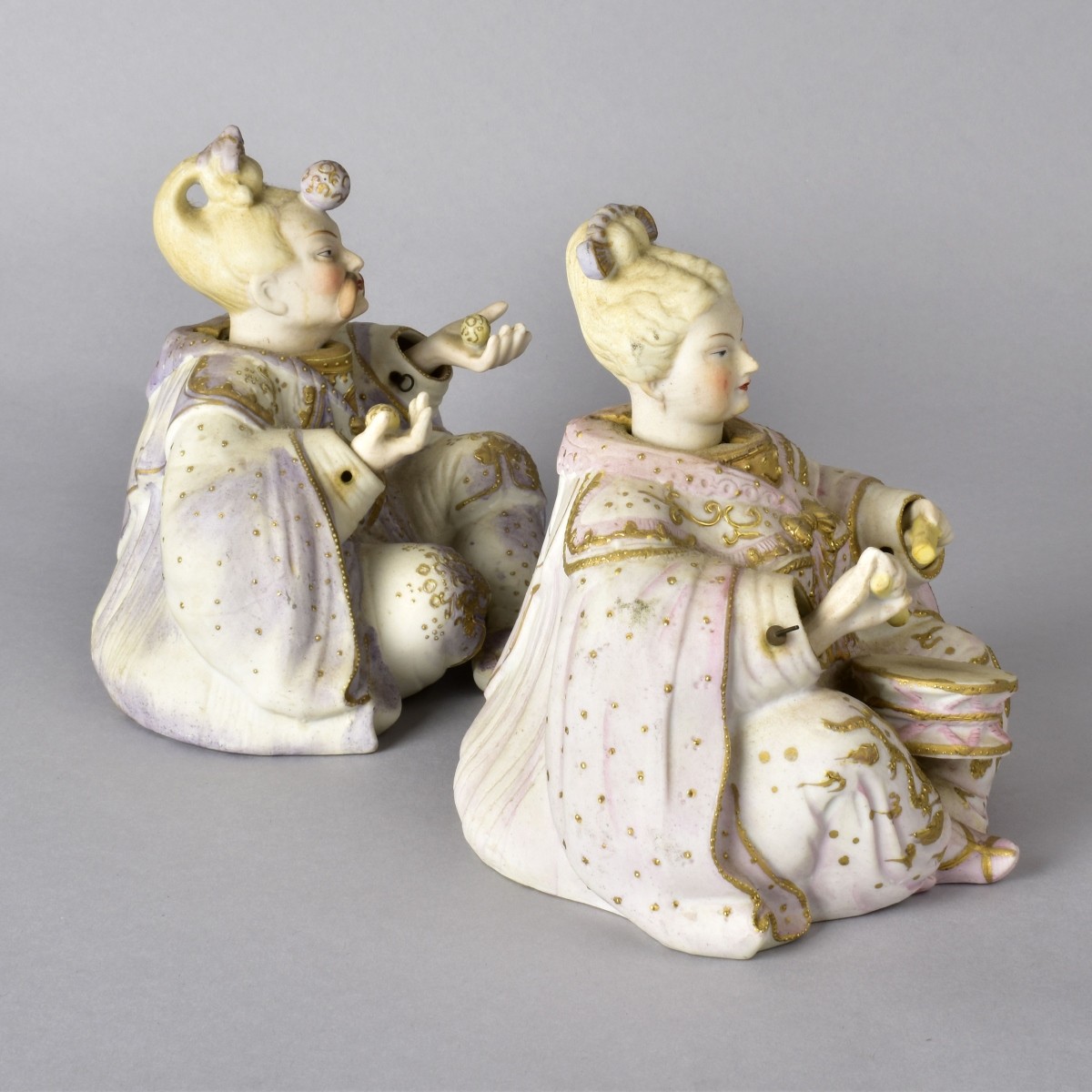 Pair of Japanese Porcelain Nodders