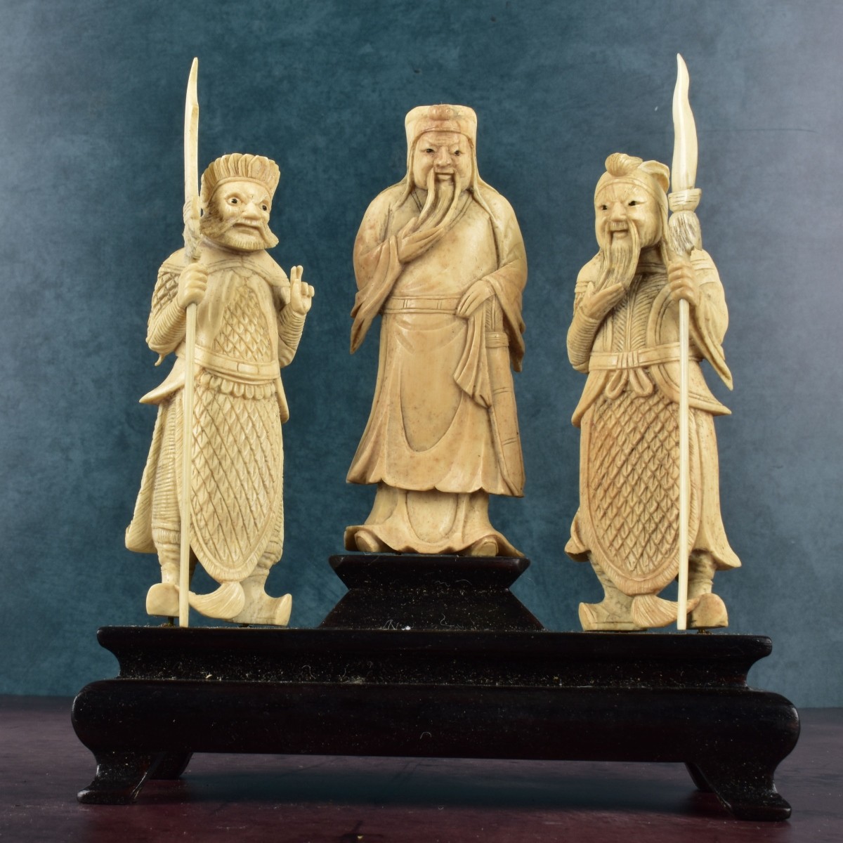Chinese Carved Three Wise Men