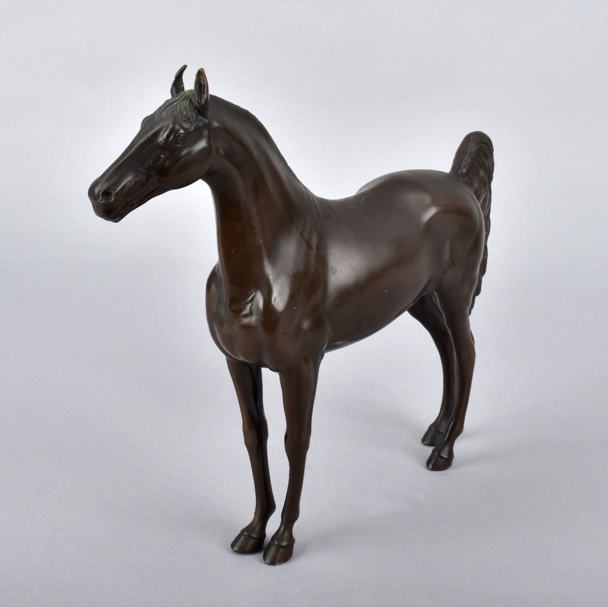 Vintage Bronze Model of a Horse