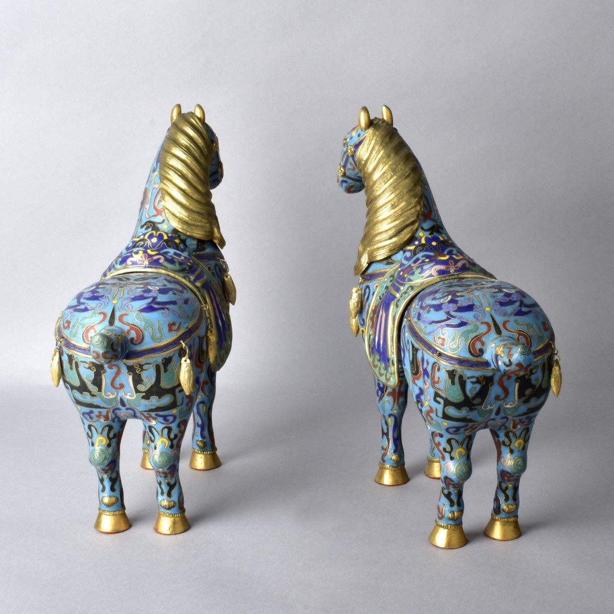 Pair of Chinese Horse Statues