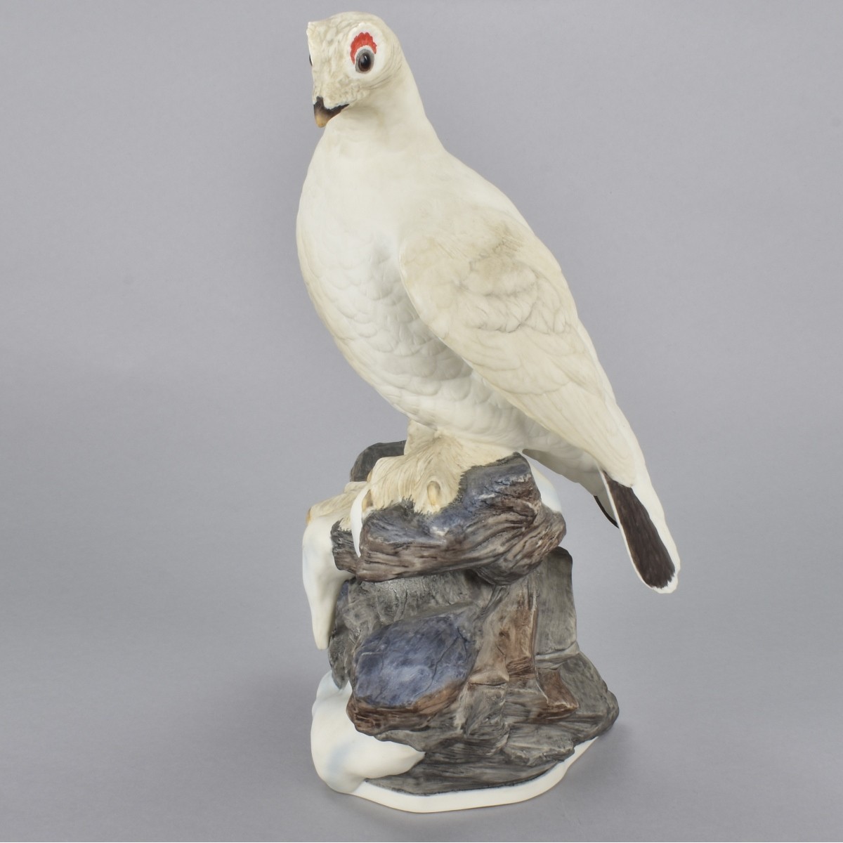 Boehm Porcelain Ptarmigan with Rock Mold