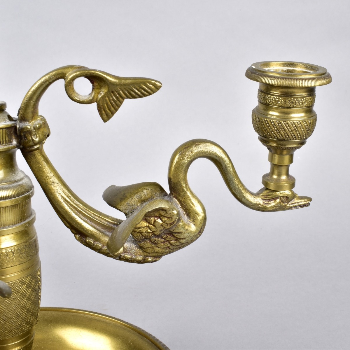 Vintage French Brass Bouilette Lamp