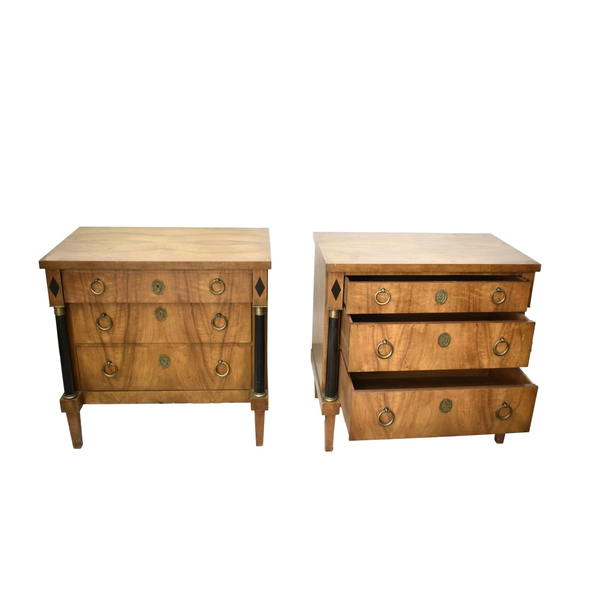 Pair of Empire Chest of Drawers