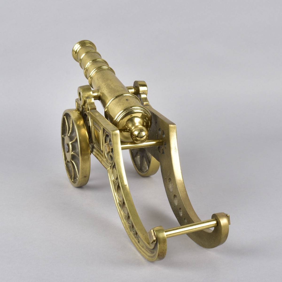 Edwardian Style Brass Cannons