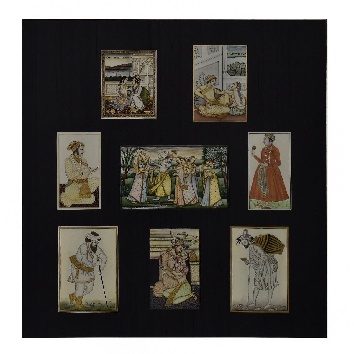 Collection Antique Hand Painted Miniatures