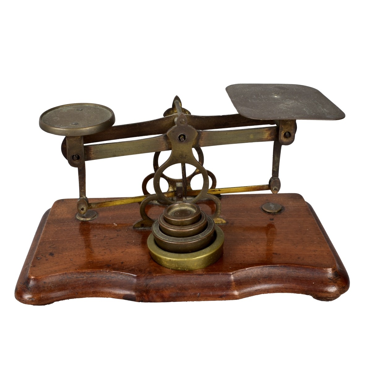 4 Balance Scales with Weights