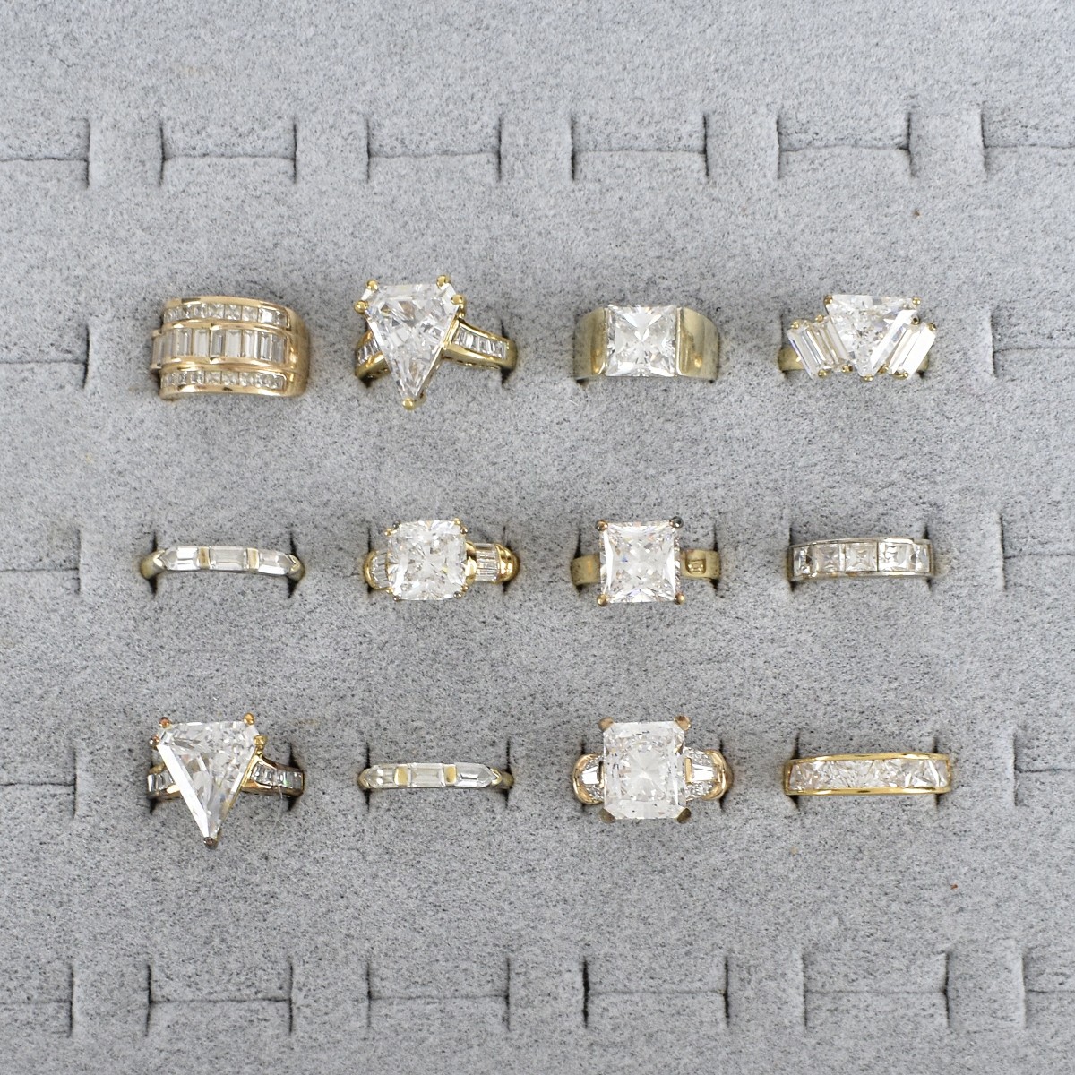 CZ and Silver Rings