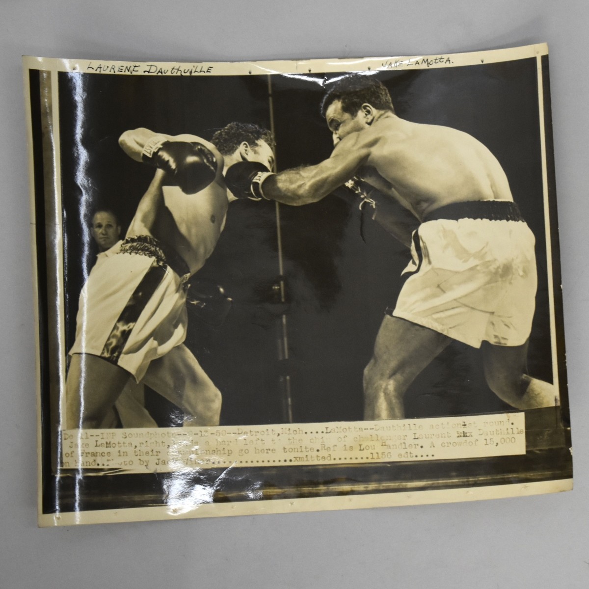 Jake LaMotta Boxing Photograph Memorabilia