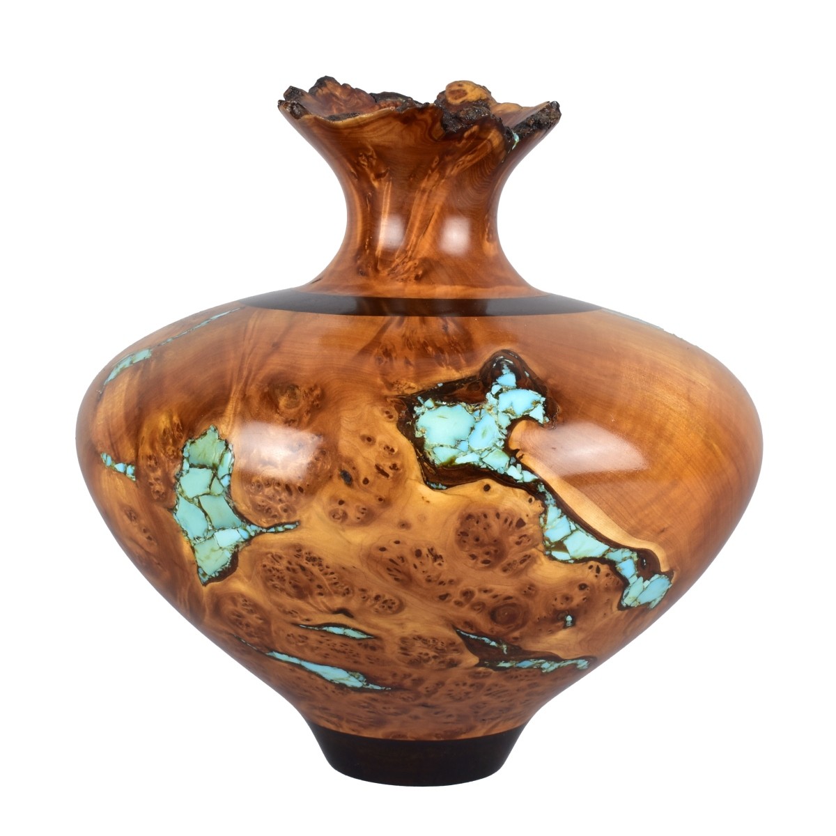 Richard Fitzgerald Turned Wood Vase