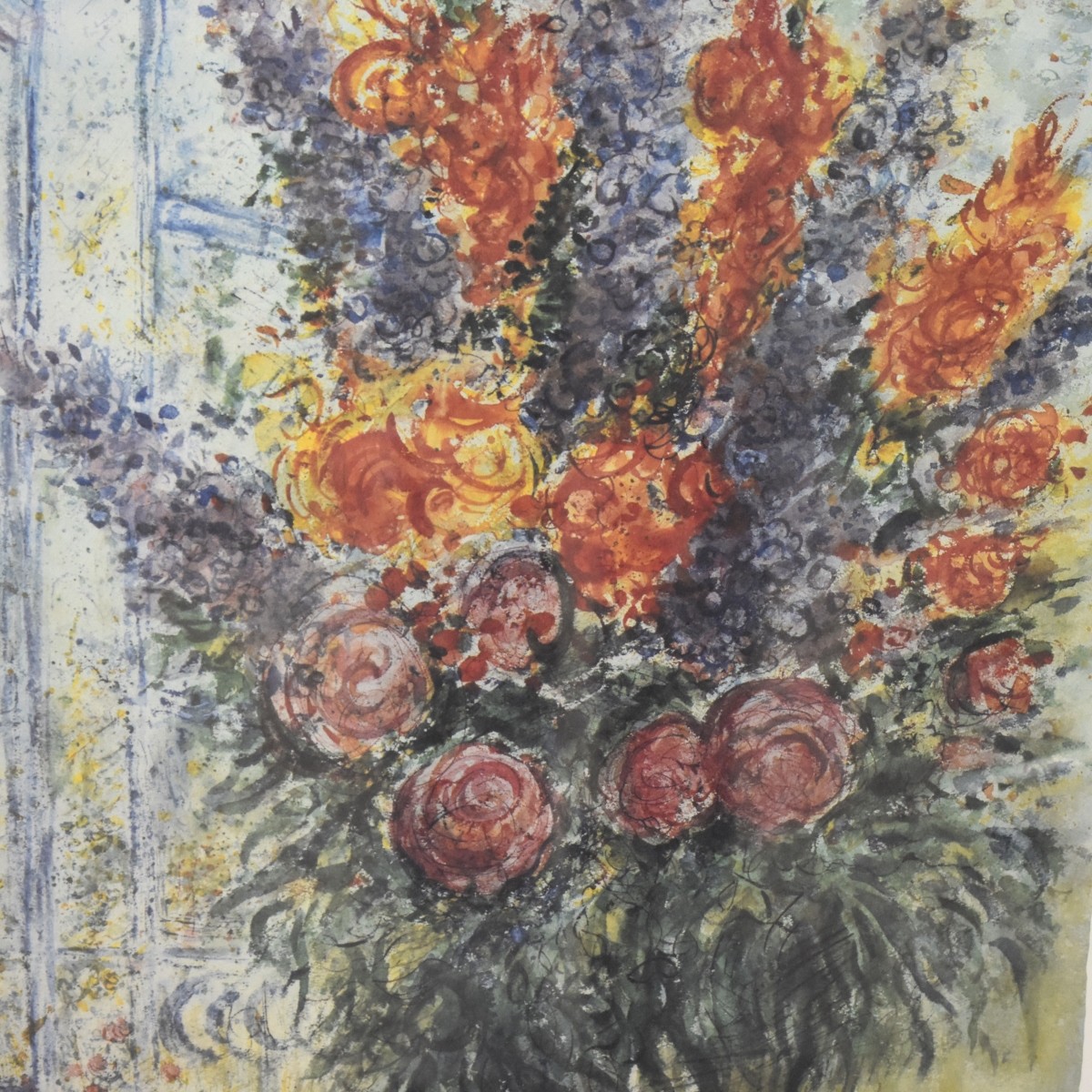 After: Marc Chagall (1887-1985) Bouquet