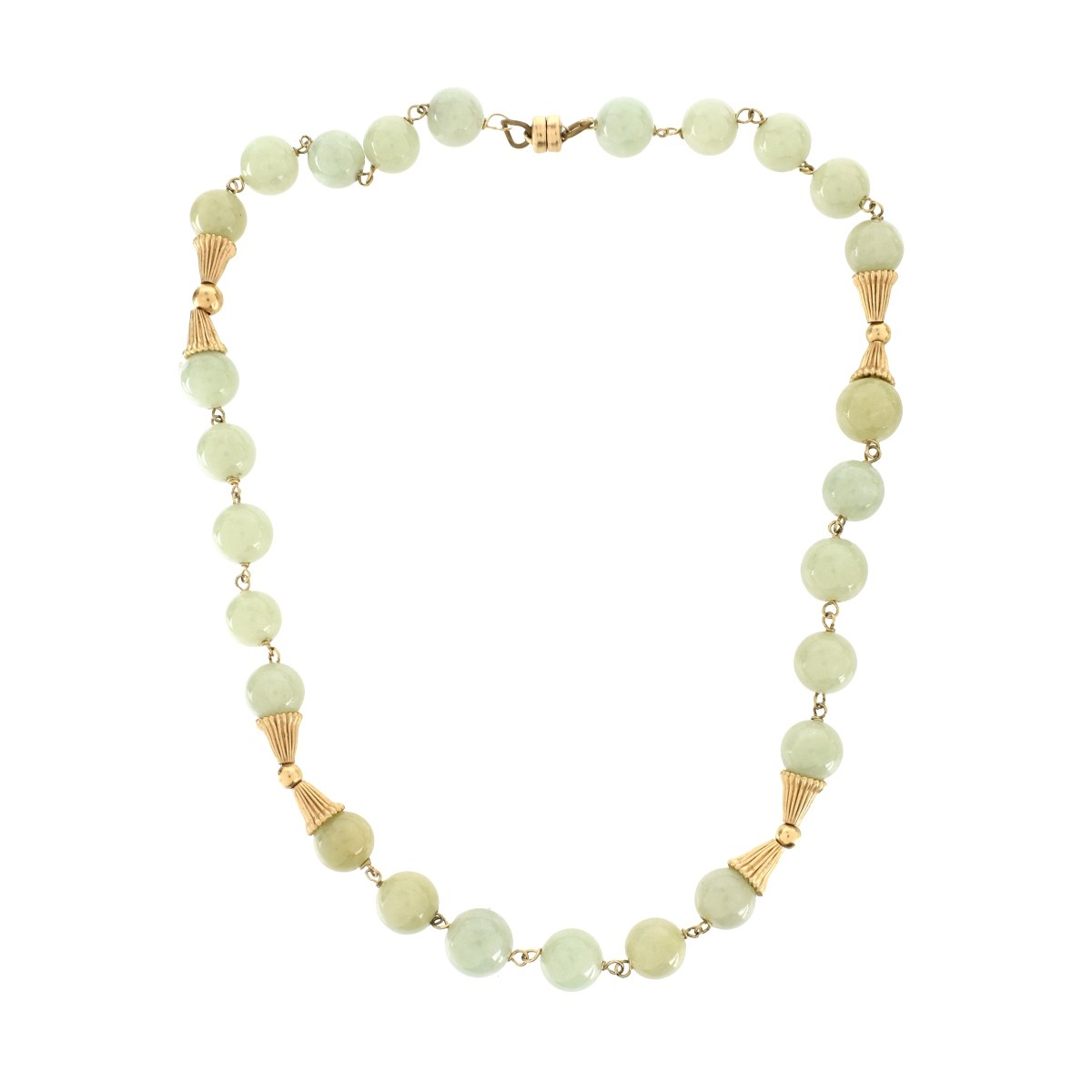 Jade and 14K Necklaces